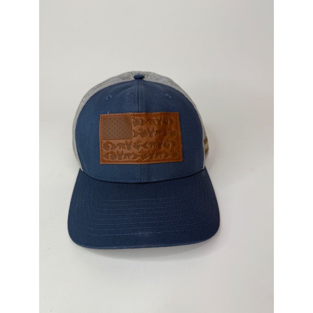 Columbia PHG Trucker Hat American Flag Deer Patch Hunting Fishing Outdoors